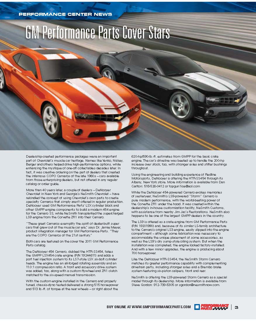 Redline partners with GM Performance on the HTRss454 Camaro! Redline